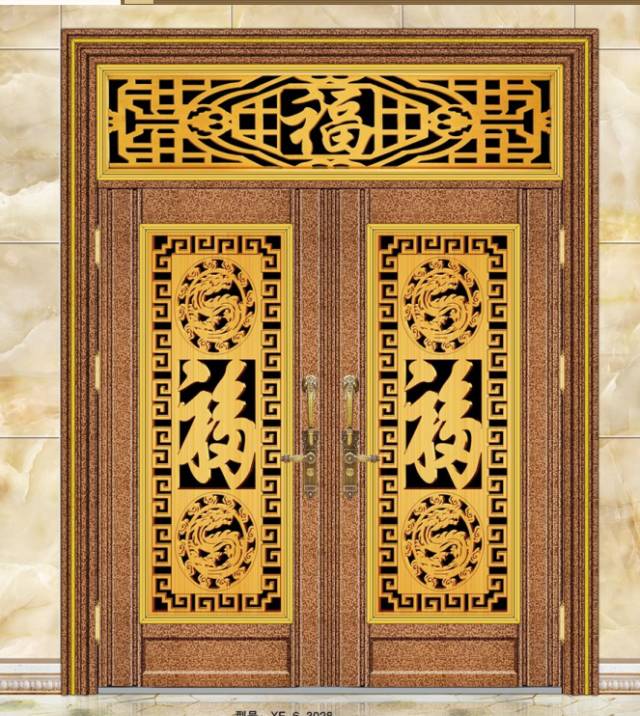 Stainless steel color steel door