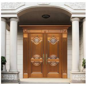 Steel copper door