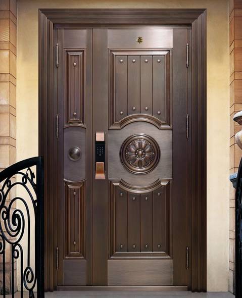 Luxury mother bronze door